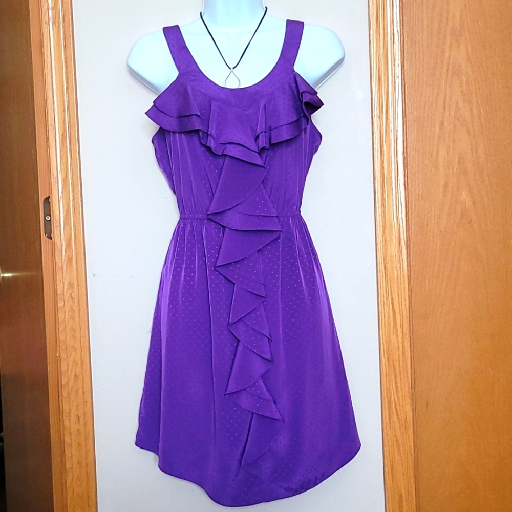 Beautiful purple polka dot dress